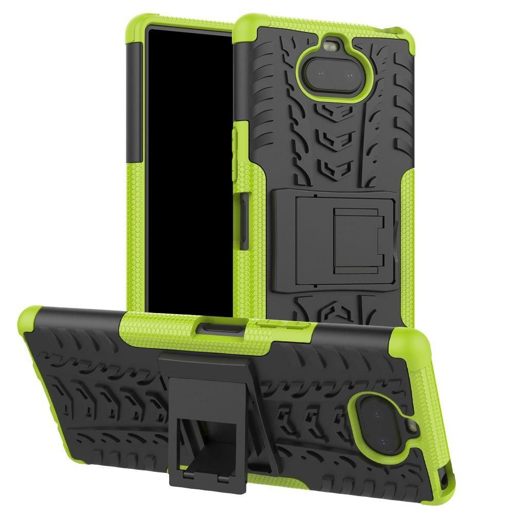 Heavy Duty Armor Tough Hybrid Shockproof Dual Layer Kickstand Protective Case Cover For Sony Xperia 20