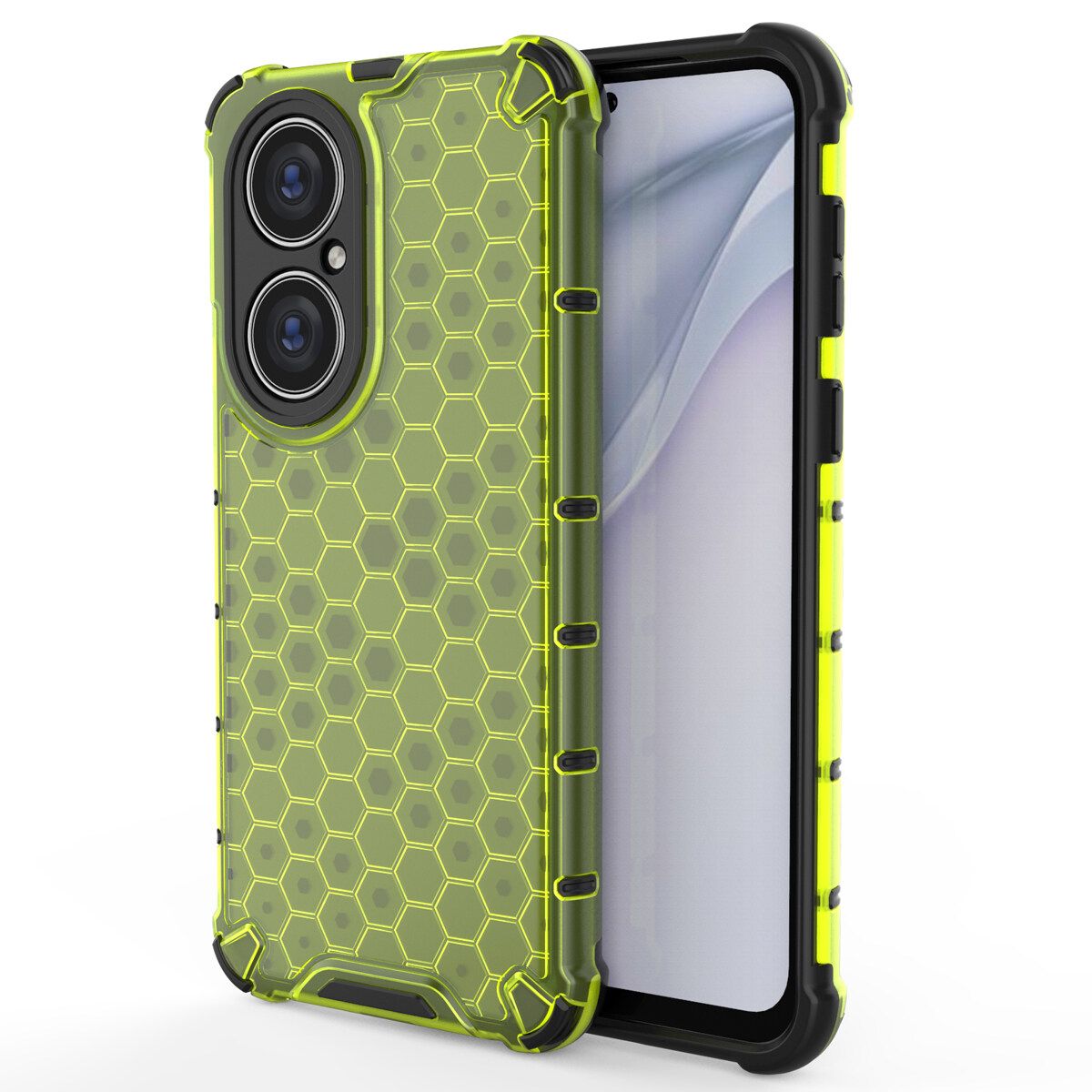 Casing for Huawei P50 Pro Honeycomb Box PC - TPU Translucent Case Cover