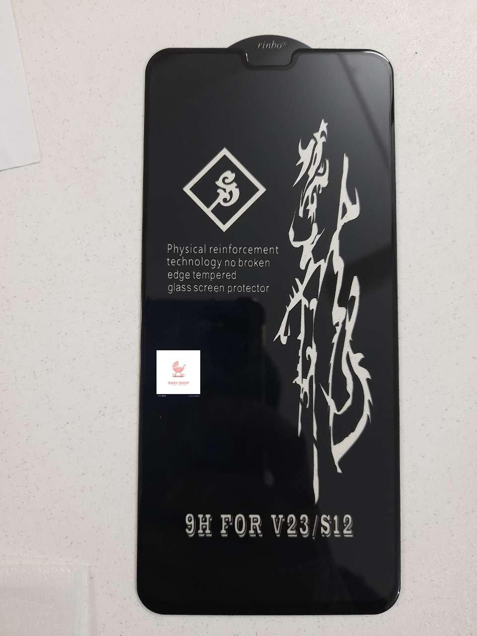 Rinbo For Vivo V23 5G glass Premium Quality Curve Glass Screen Protector=6.44"