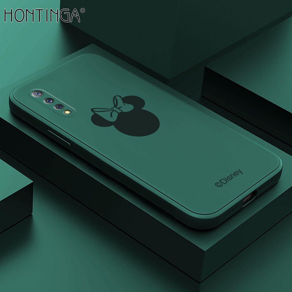 Hontinga for Vivo S1 Case Cartoon Mouse Phone Case Soft Square Edge Silicone Cases Full Lens Cover Shockproof Protection Cover