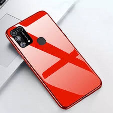 For Samsung M31 “HONG KONG Design” Tempered Glass Protector Casing Glass Back Phone Cover