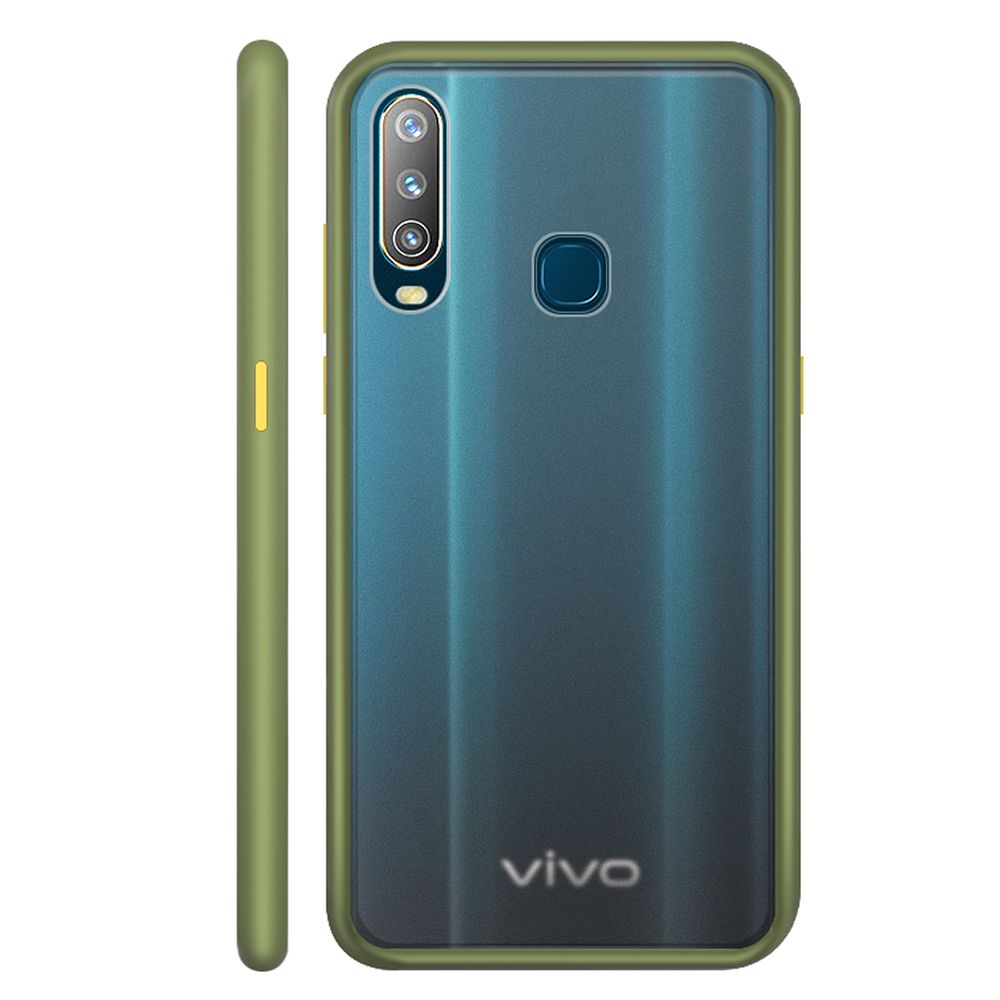 Shockproof Matte Transparent Case For VIVO Y3 Y17 Y15 Phone Case Hard Silicone Bumper Cover