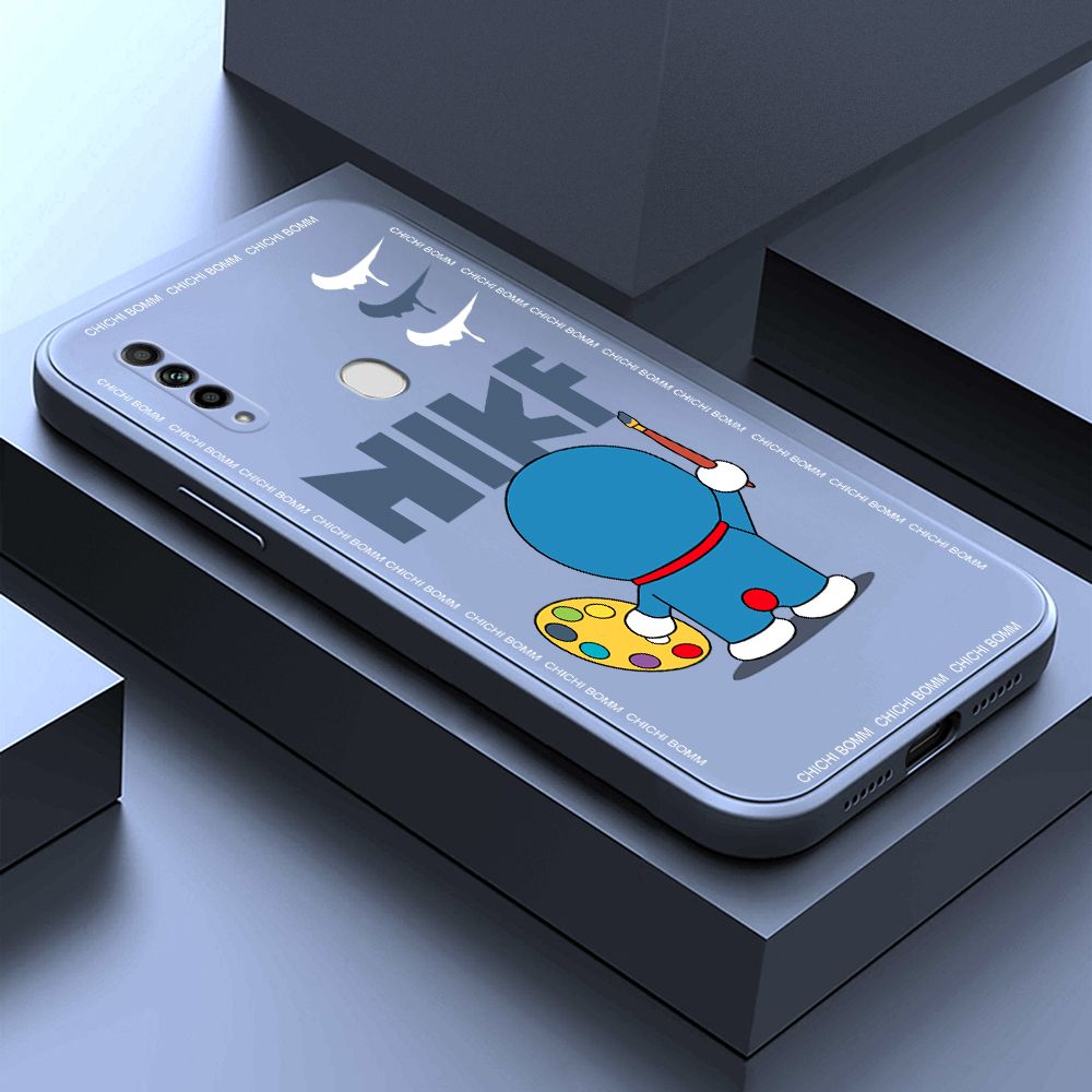 Hontinga for OPPO A31 2020 Case Fashion Cat Phone Case Phone Case Soft Square Edge Silicone Cases Full Lens Cover Shockproof Protection Cover