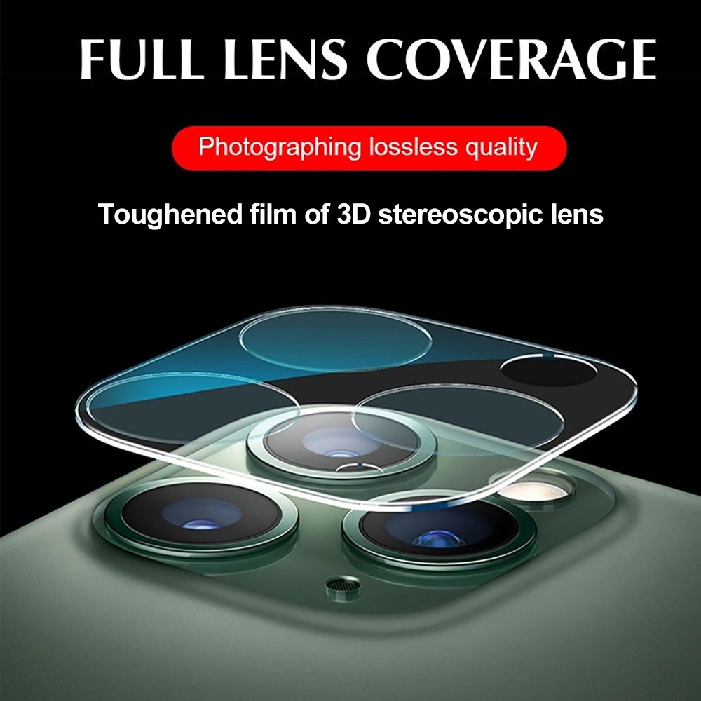 Suitable for iPhone12 Lens Film 3D Stereo Lens Ring Mobile Phone Camera Sticker with durability