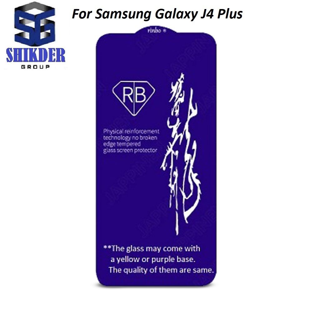 Samsung Galaxy J4 Plus Rinbo Tempered Glass Screen Protector