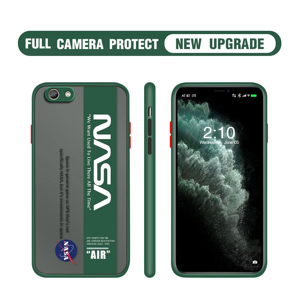Hontinga for OPPO F1S Case Astronaut Space Logo Cases Edge Frosted Transparent Phone Cover