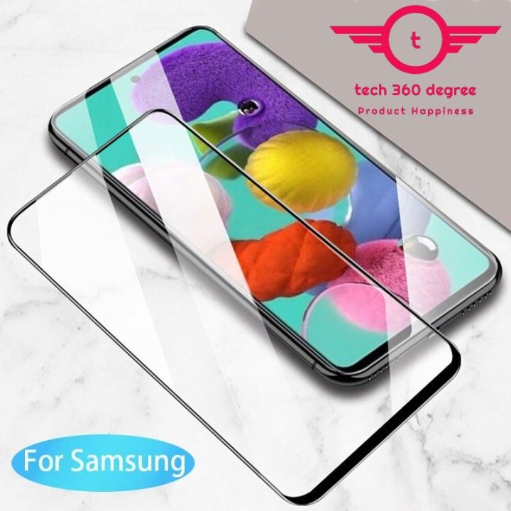Samsung Galaxy A51 ((FULL HD)) Clear 9D 9H Tempered Glass Phone Screen Protector
