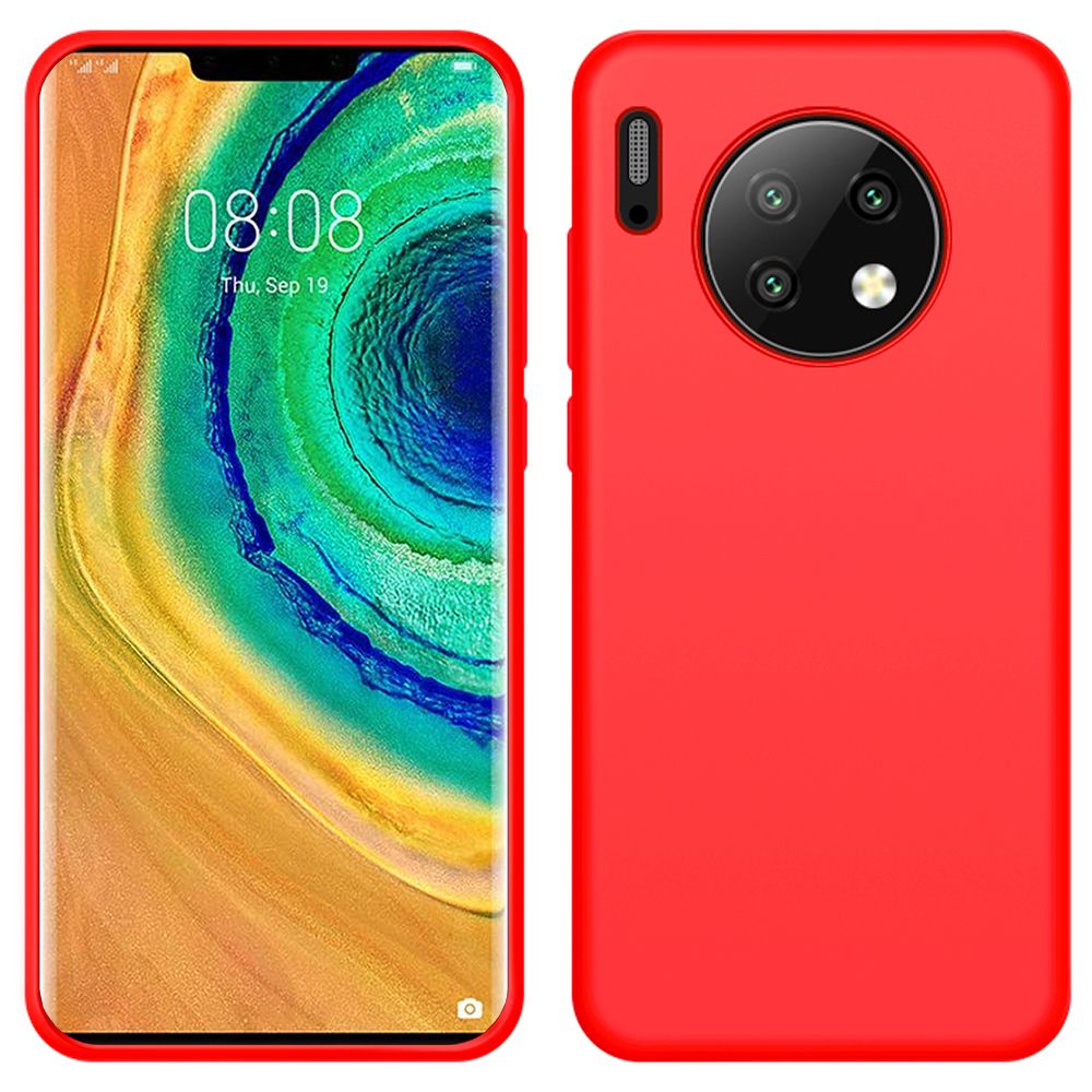 Liquid Silicone Soft Cover For Huawei Mate 30 Shockproof Phone Case