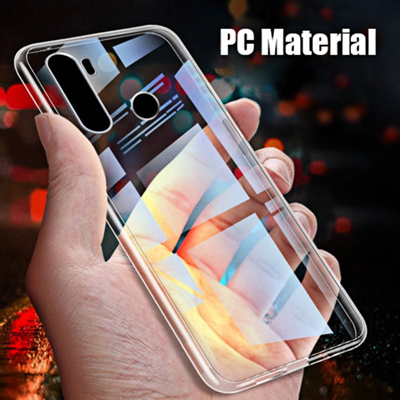 mobile tool Bakeey Crystal Transparent Shockproof Hard PC Protective Case for Xiaomi Redmi Note 8