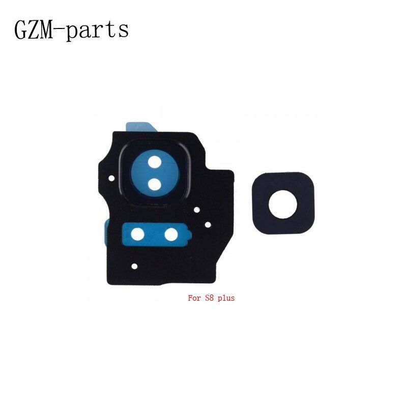 GZM-parts 1 Piece Rear Back Camera Glass Lens Cover with Frame Holder For Samsung Galaxy S8 S8 plus Back Camera Glass Lens