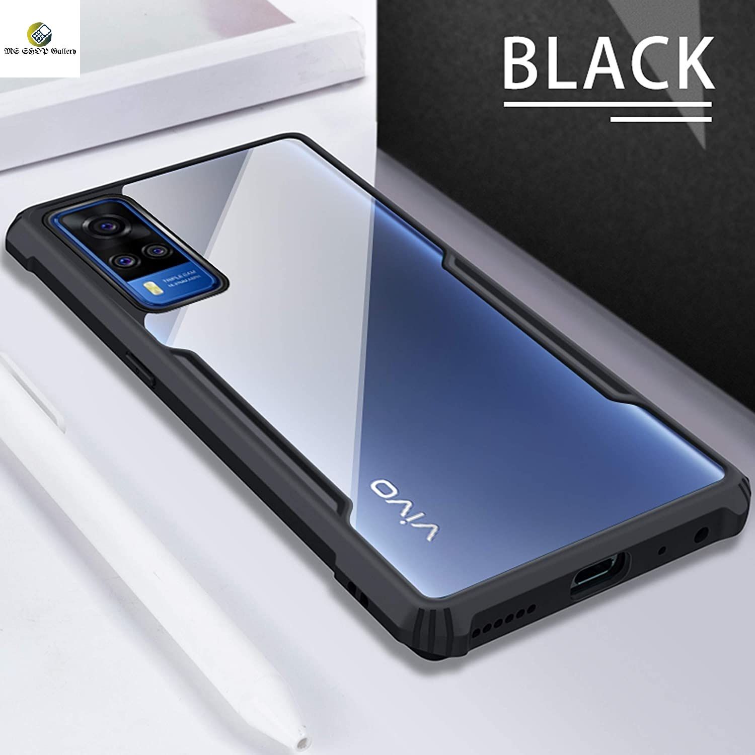 Vivo Y31 / Vivo Y51 / Vivo Y51A / Vivo Y53s Hard Case Transparent Silica Gel Matte Shockproof Slim Thin Cover Phone Casing