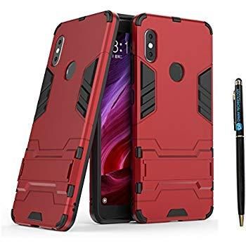 Armor Back Cover for Redmi Note 6 Pro -Red
