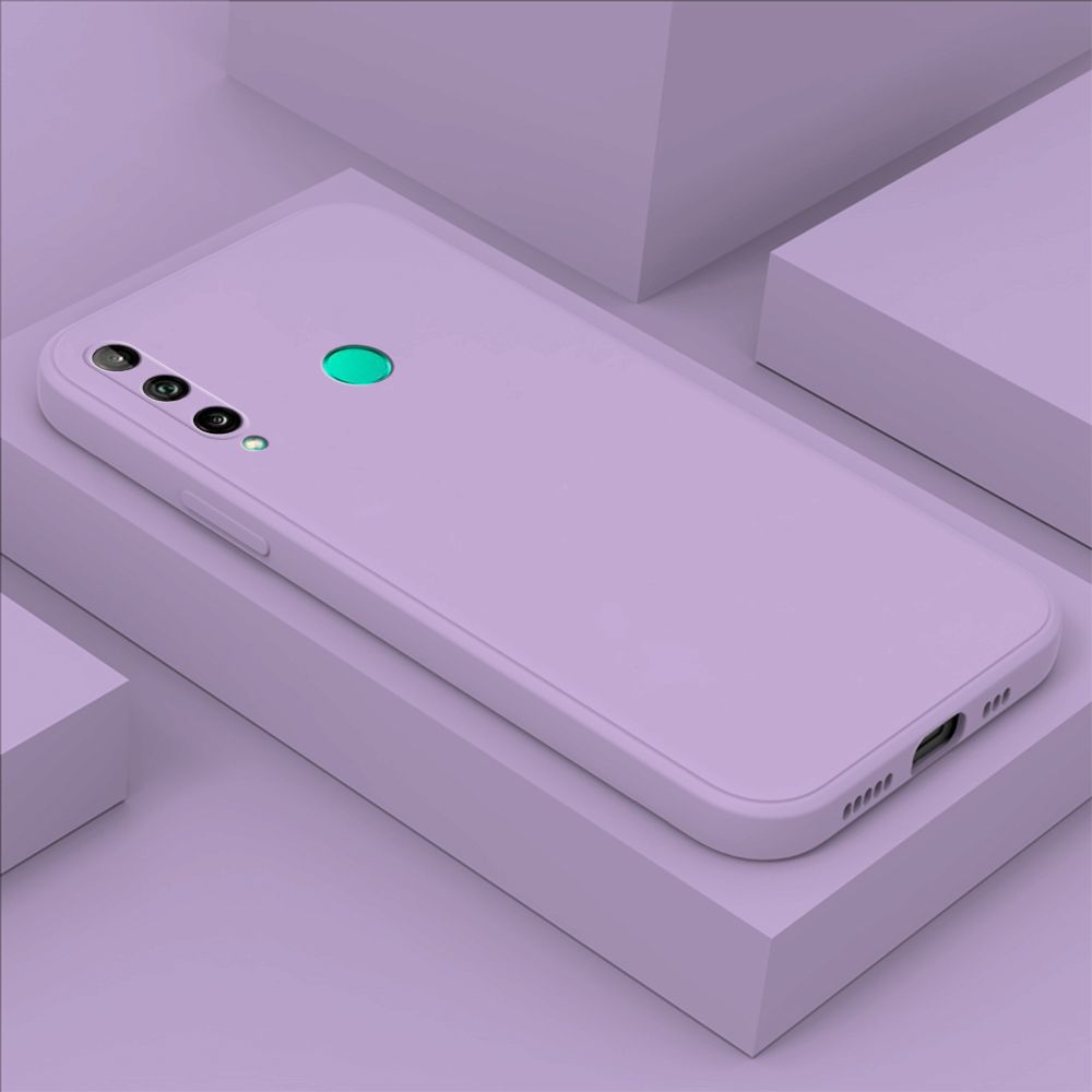 Hontinga for Huawei Y7P / P40 Lite E Case Thin Soft Luxury Square Liquid Silicone Phone Case Candy Cover