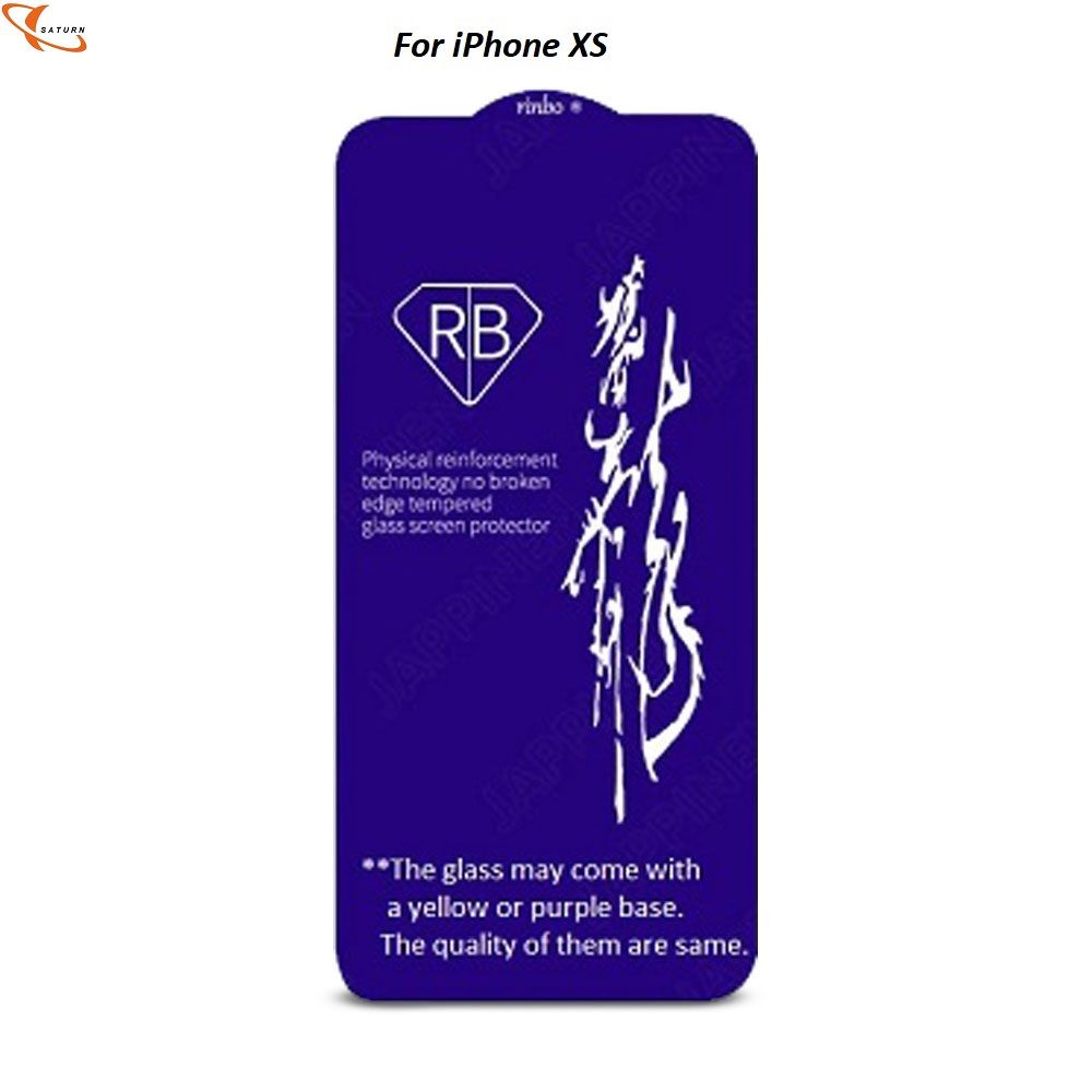 Apple_iphone XS Rinbo screen protector glass premium quality glass screen protector