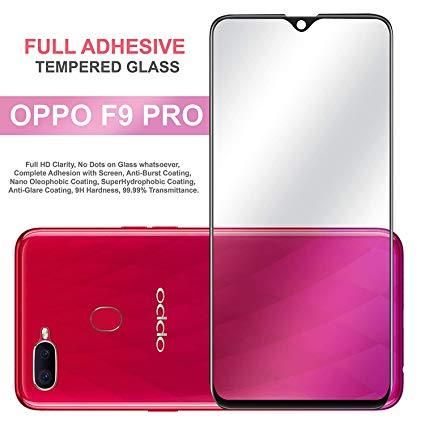 Oppo F9/ Oppo F9 Pro - 6D Tempered Glass Hd Screen Protector - Transparent...