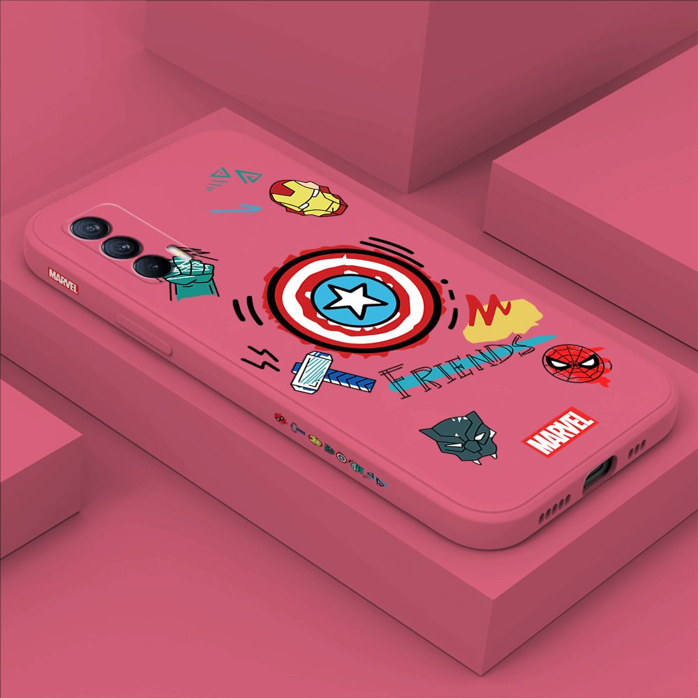 ZeroQiQi for Realme V15 5G Case Cartoon Anime Icon Phone Cover Soft Full Lens Protection Casing Ultra Thin Soft Liquid Silicone Phone Cases