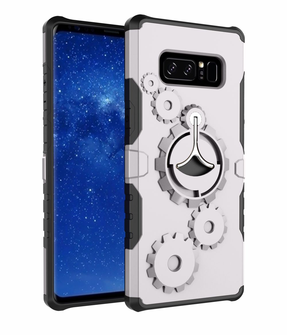 Creative Stylish Shockproof  Rugged ears with Kickstand Hard Back Case Sports Full Protection Cover for  alaxy Note 8