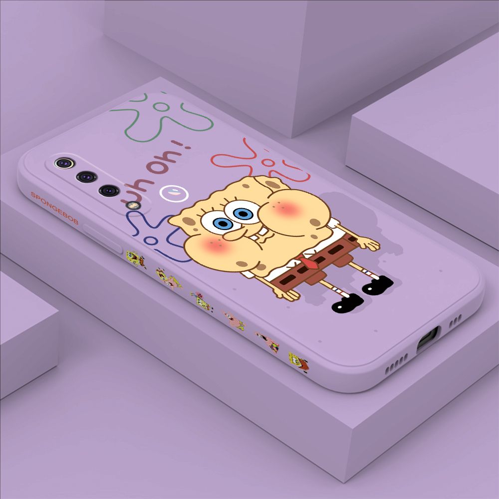 ZeroQiQi for Xiaomi 9SE Case Cartoon Anime Side Printing Cases Soft Liquid Silicone Phone Cover