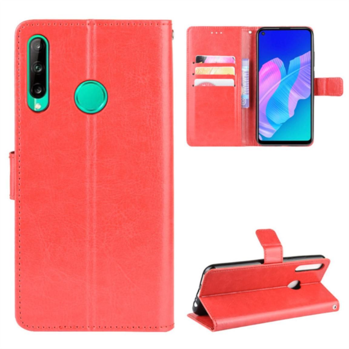 Flip Leather Card Case + Tpu Silicone Back Cover Soft Phone Case For Huawei Y7p Casing