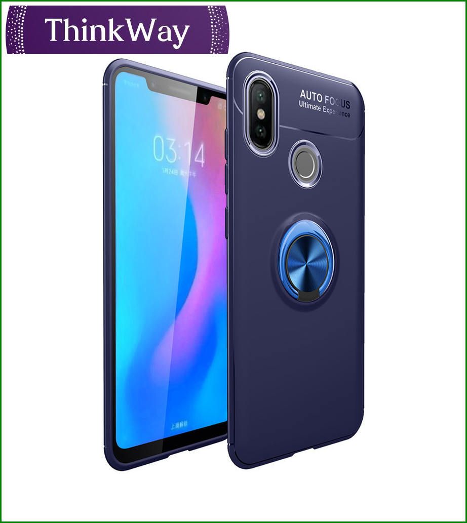 Case Soft TPU Silicone Protection Phone Case With Magnetic Ring Bracket Back Cover For Xiaomi CC9/A3 Lite & Xiaomi CC9E/A3