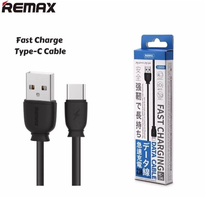 Remax USB Data Cable RC134 Authenticate Product for Type C