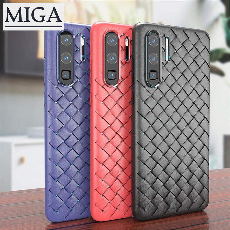 Woven TPU Phone Case For Huawei P40 P30 Pro P20 Lite Mate 20 Pro Nova 3i 5T 7i 7 Se Honor 8X Y7 Y9 Prime  Phone Cases