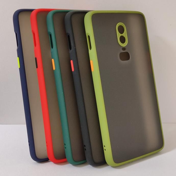 For OnePlus 6 luxury silicon protect Back Cover soft case