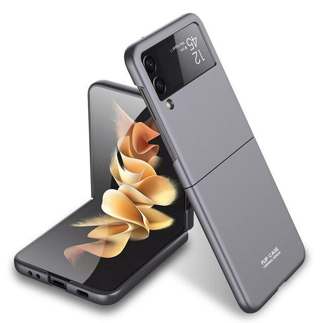 Fundas On Sumsung ZFlip3 Case Luxury Slim Matte Hard PC Back Covers For Samsung Galaxy Z Flip 3 Z Flip3 5G 2021 Shockproof Coque