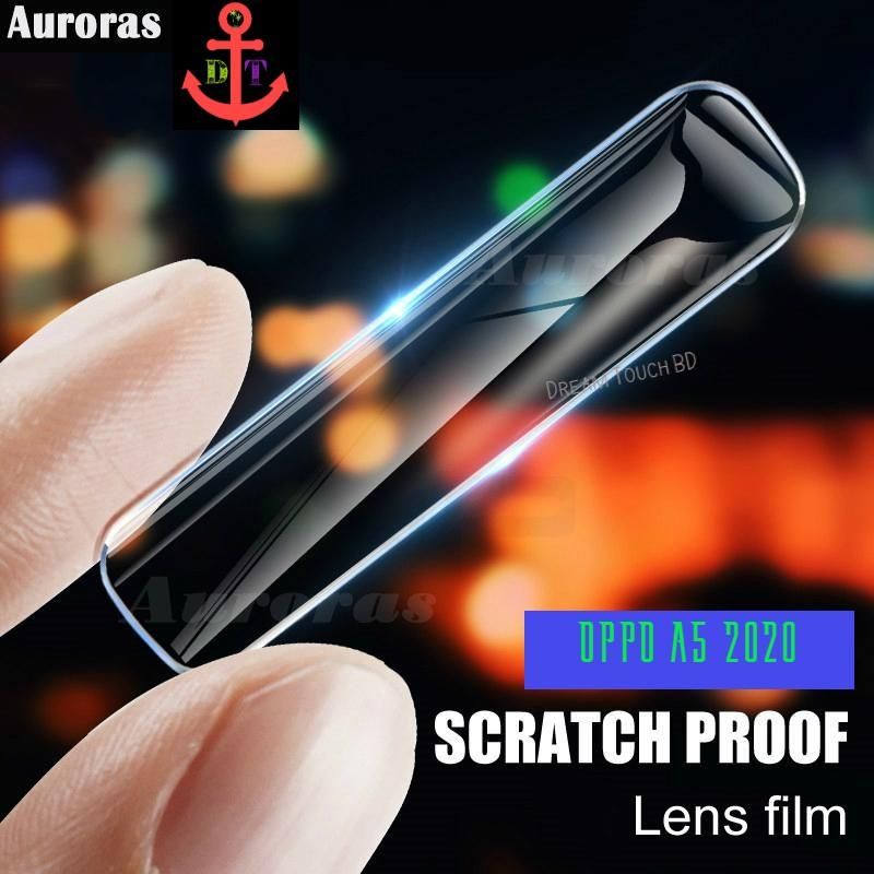 OPPO A5 2020 Full HD [NO PLASTIC] 100% crystal glass Tempered lens protector