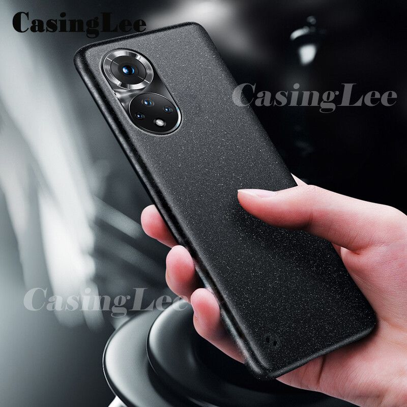 CasingLee For Huawei P50 Pro case Matte Silicone Soft Phone cover for Huawei P50 Pro Super Scrub Non-slip Phone case For girls and Boys