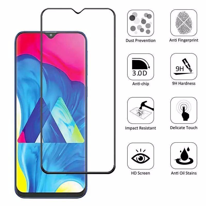 Samsung Galaxy M10/A10 - 6D Tempered Glass Screen Protector - Transparent
