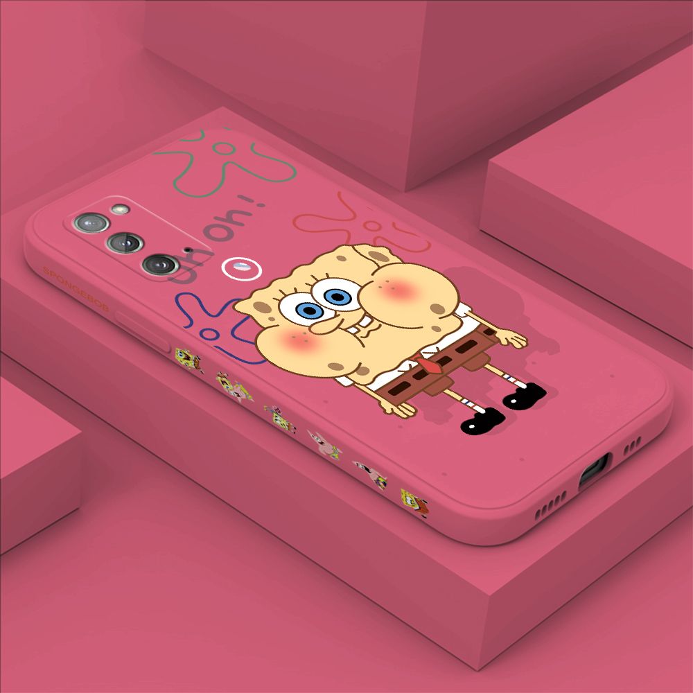 ZeroQiQi for Samsung Note 20 Case Cartoon Anime Side Printing Cases Soft Liquid Silicone Phone Cover