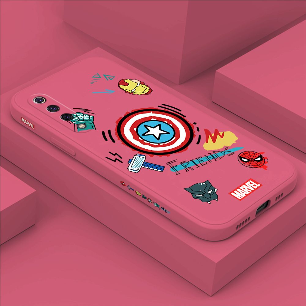 ZeroQiQi for Xiaomi 9SE Case Cartoon Anime Icon Phone Cover Soft Full Lens Protection Casing Ultra Thin Soft Liquid Silicone Phone Cases