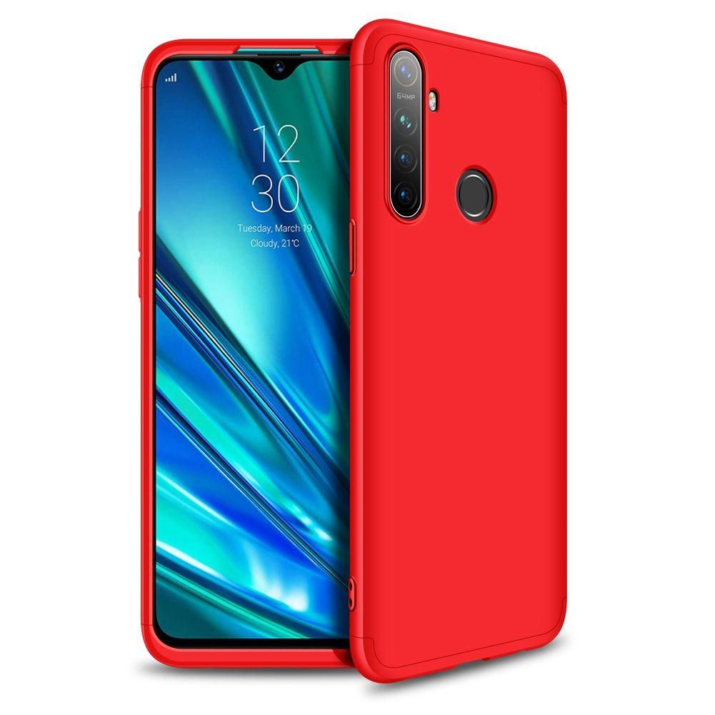 For OPPO Realme 5 Pro 360° Full Body Coverage Protection Hard PC 3 in 1 Detachable Protective Case Cover