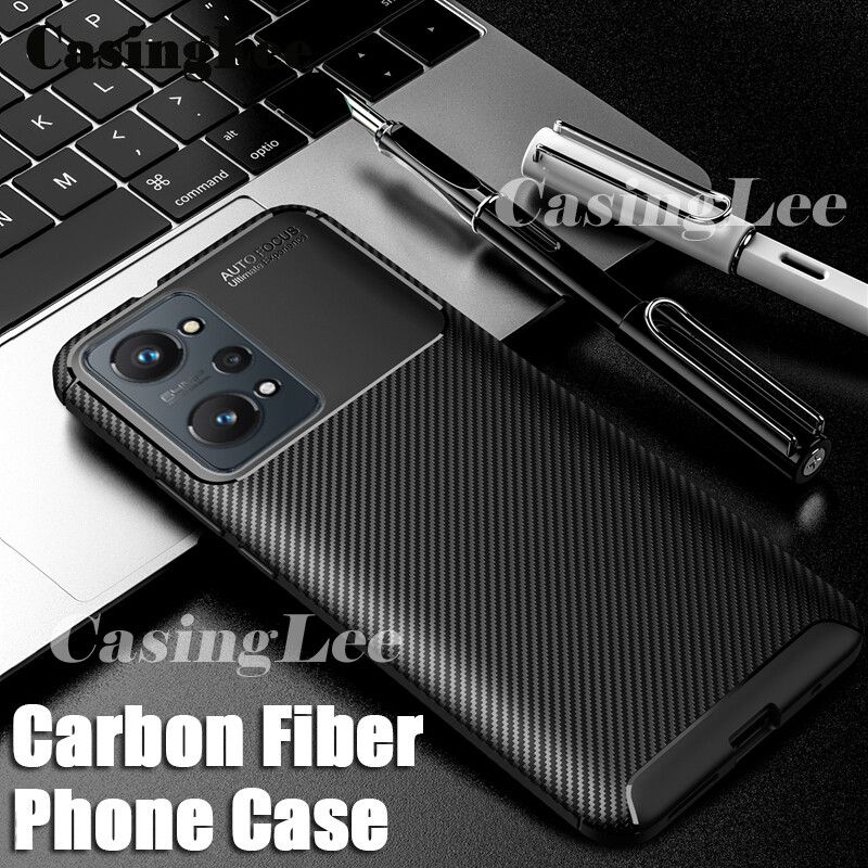 Casinglee For Realme GT2 Pro Case Carbon drawing Soft Silicon Crisscross pattern Back Cover for Realme GT 2 Pro Phone cases For girls and Boys