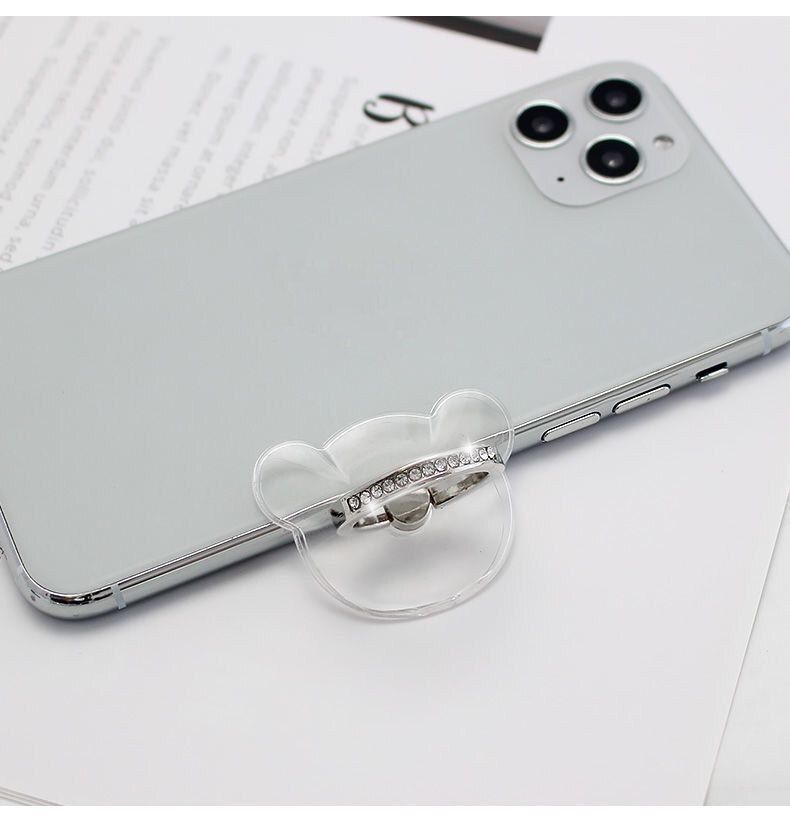 Finger Ring Mobile Phone Holder Stand Heart Shape For phones grip support accessories cell mount telephone smartphone cellphone