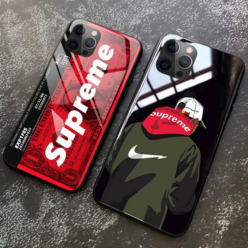 Supreme Phone Back Cover iPhone 11 Case Protection shockproof Mirror Phone cases SUP Superme SUP Supreme Design iPhone 11 Phone case