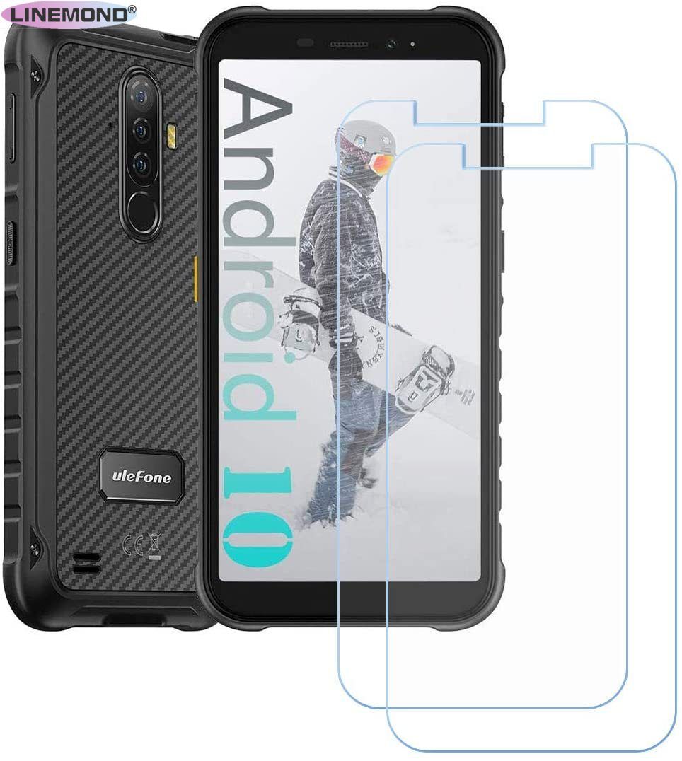 [2-Pack] for Ulefone Armor X8 Tempered Glass Screen Protector, 9H Hardness Anti-Scratch Anti-Fingerprint Anti-Bubble Compatible Full Coverage Clear Film for Ulefone Armor X8 (5,7#34;)