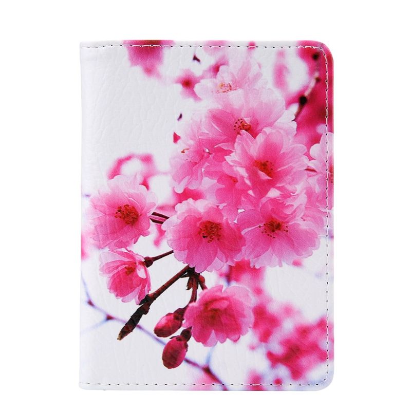 BRADOO-Suitable for iPad Air Protective Sleeve Flip Cover with Card Slot Flip Bracket Leather Protective Shell Flower Cluster