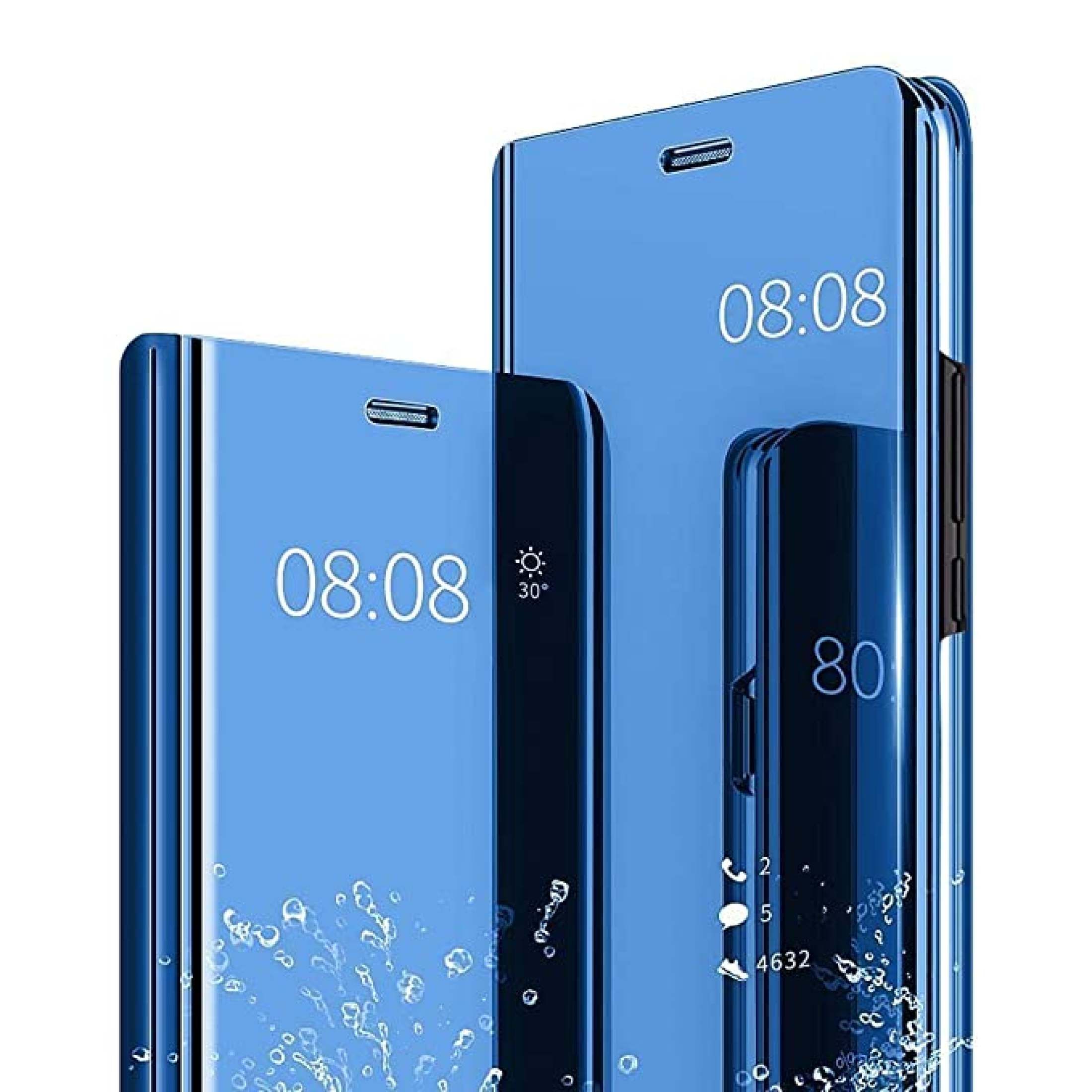 For Xioami MI Note 5pro Case Cover, Plating Mirror Makeup Phone Case Smart Flip Shockproof Cover [Clear View] [Stand Function] [Anti-Scratch] Case Cover for  Note 5pro