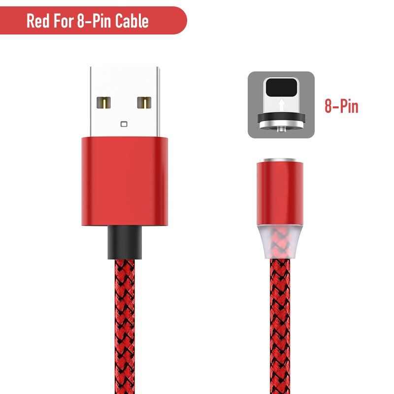 Magnetic USB Cable 2.4A Mobile Phone Charging Wire Magnetic Charger Kable Mircro USB C Cable Type-C Charge Type C USB-C Cable