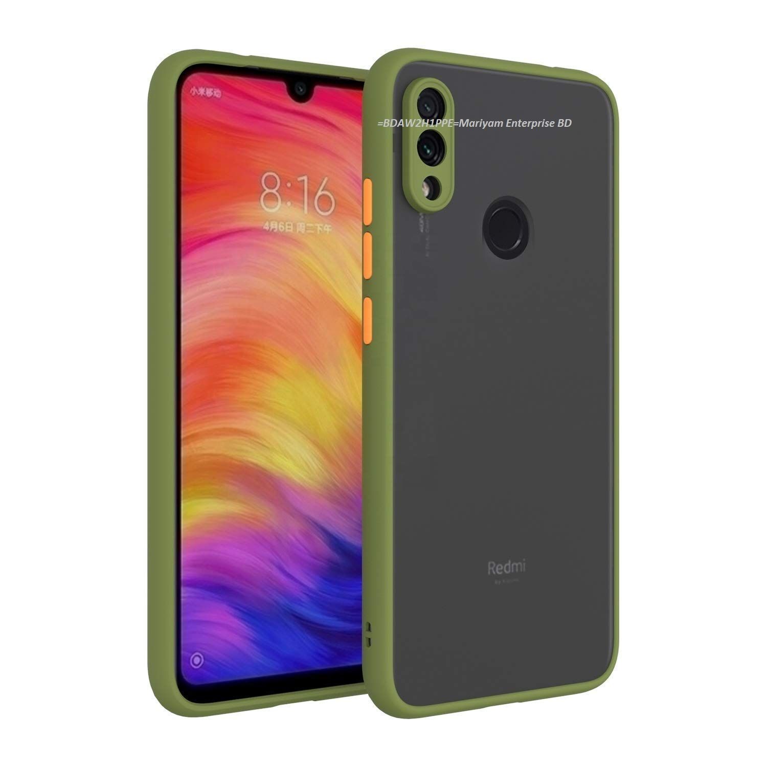 Samsung Galaxy A20 / A30 Bumper Frosted Shockproof Protection Casing Hard Phone Case Matte Back Cover - Phone Back Cover