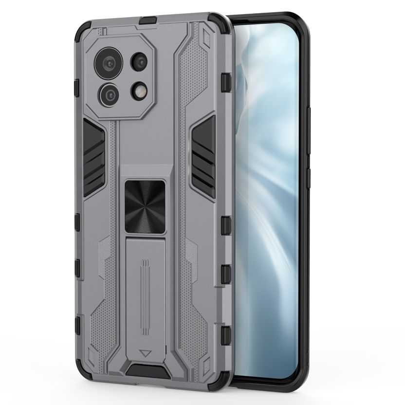 For Xiaomi Mi 11 Supersonic Design Invisible Bracket [Support Magnetic Car Mount] Protective Case Cover