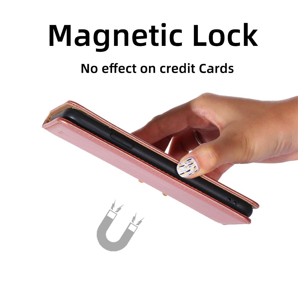 For MotorolaMotoG505G Phone Case Luxury Retro Wallet Case With Credit Card Slots Stand Magnetic Leather Flip Cover