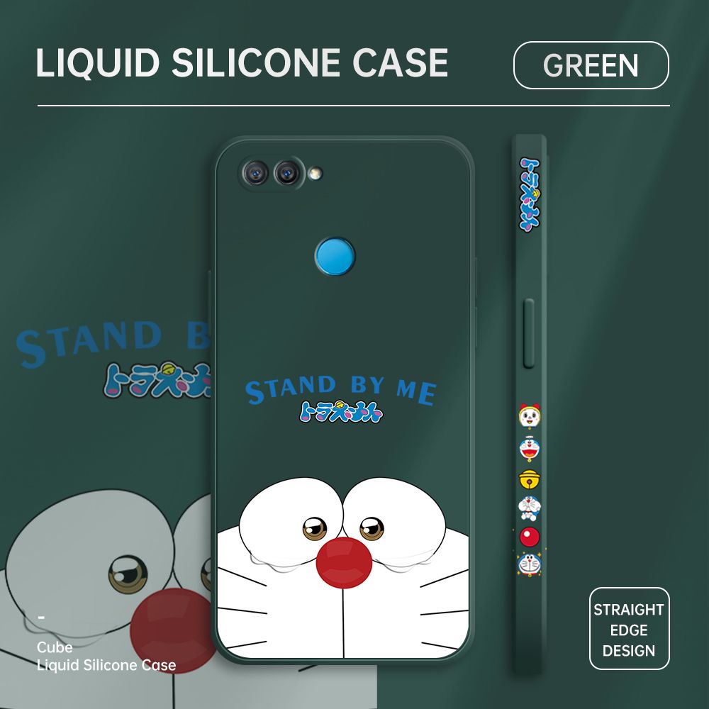 ZeroQiQi for OPPO A12S Case Cartoon Weeping Cat Phone Cover Soft Full Lens Protection Casing Ultra Thin Soft Liquid Silicone Phone Cases