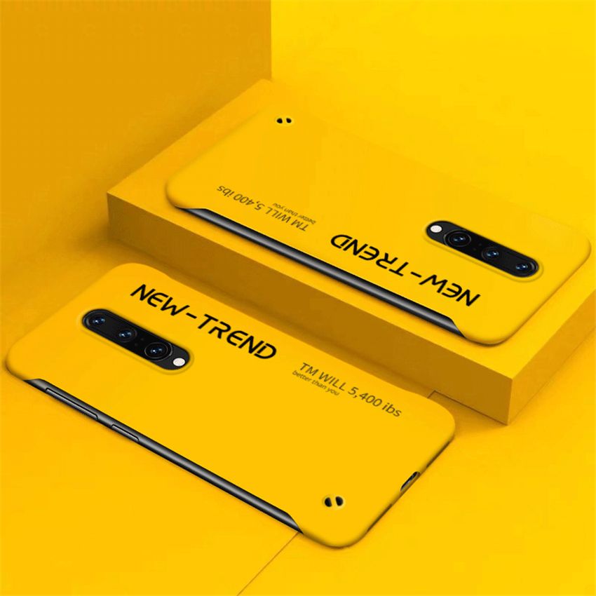 lthmy For Oneplus 8 Pro Ultra Thin Frameless Matte Hard Plastic Phone case Shock Absorption TPU Bumper Casing Back Cover