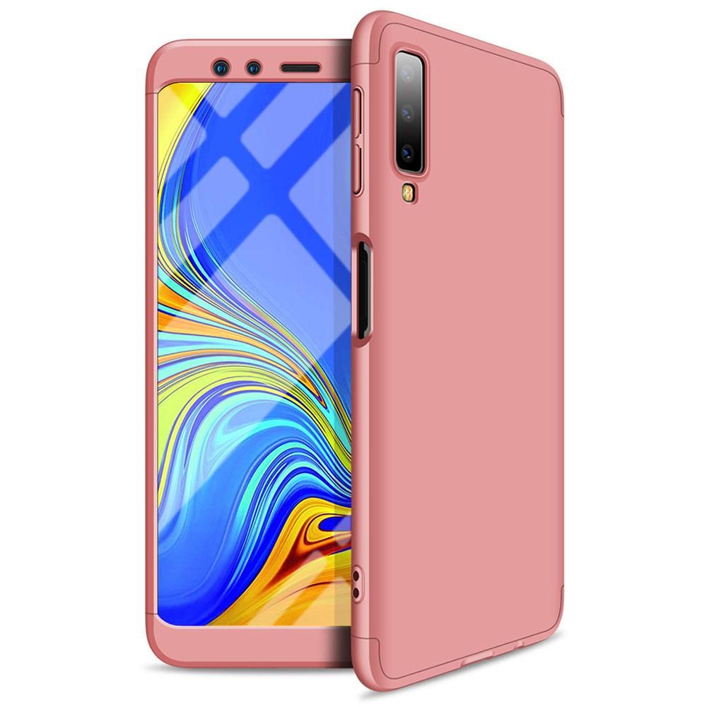 For Samsung Galaxy A7 2018 360° Full Body Coverage Protection Hard PC 3 in 1 Detachable Protective Case Cover