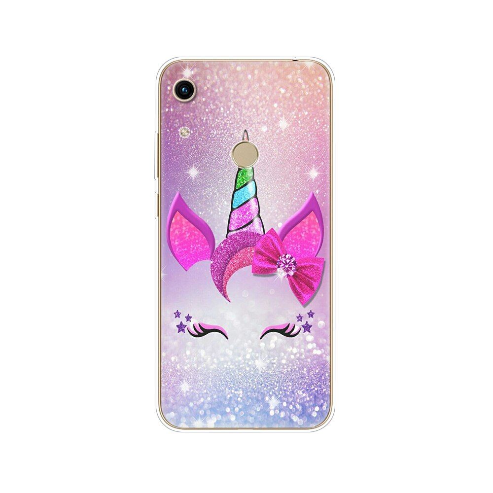 For Honor 8A Case huawei honor 8A prime cover Silicone TPU back Cover On Huawei Honor 8A JAT-LX1 Honor 8A prime JAT-L41 flower