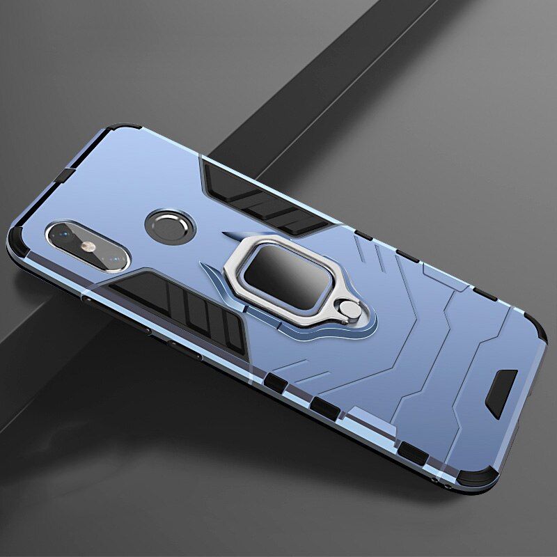 Shockproof Armor Case For Xiaomi Mi 8 Lite Mi8 SE Cases Stand Holder Magnetic Car Ring Phone Back Cover For Xiaomi Mi 8 Pro Mi8
