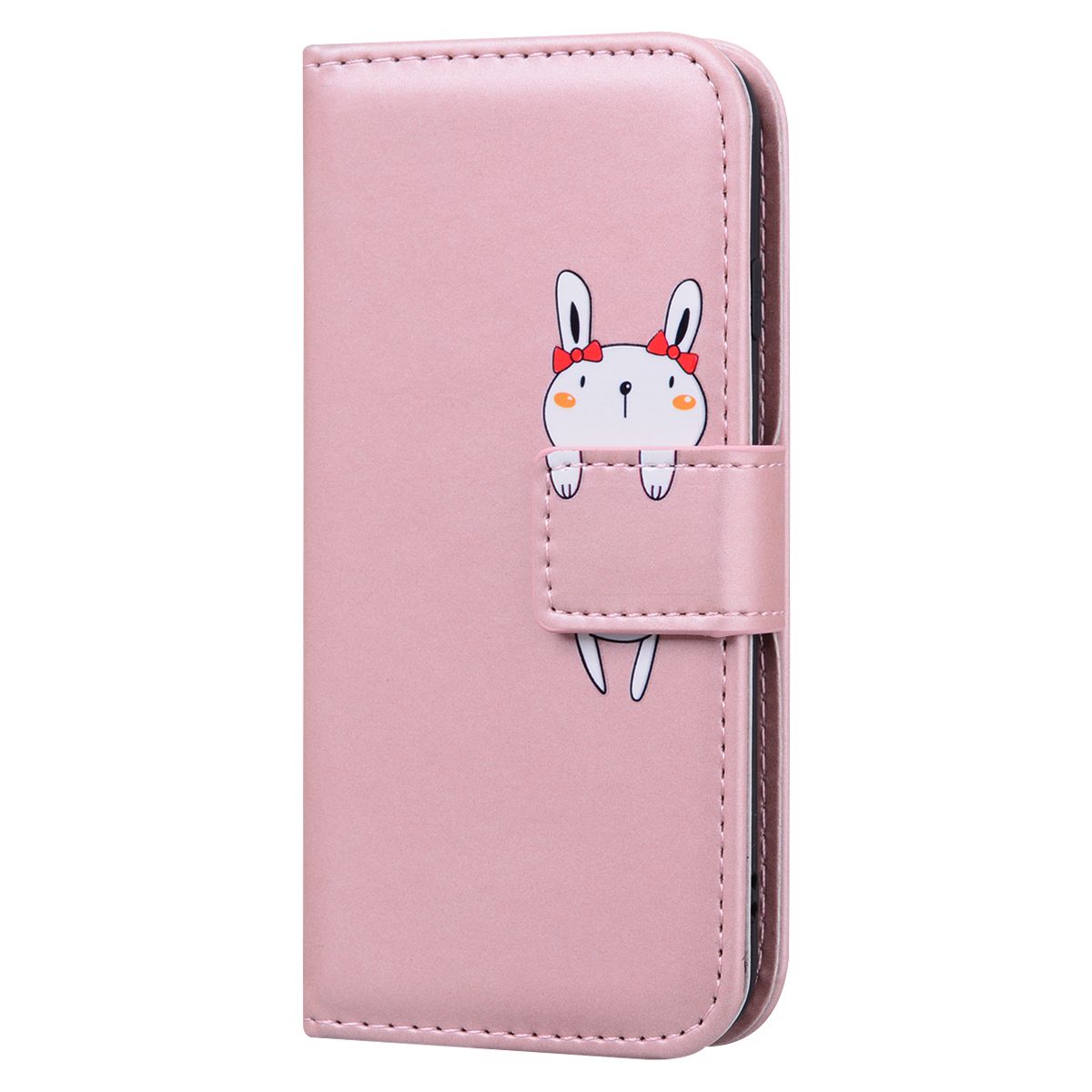 For A01/A11/M11 Cartoon Protective PU Leather Case with Cards Slot Mobile Phone Holder Style